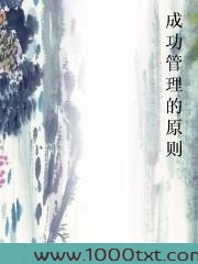 成功管理的原则