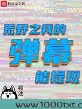 荒野之我的弹幕能提现图片